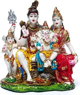 Image de Shiva Parivar - 14x12cm