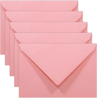 Image de C6 NK Rainbow R55 rose Enveloppes 80g - 50pcs