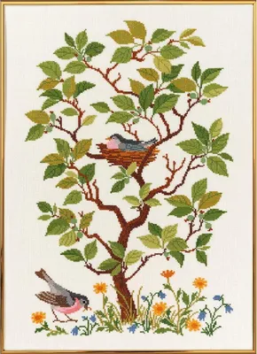 Produktbild von Eva Rosenstand Kreuzstich Set "Sommer", Zählmuster, 40x55cm