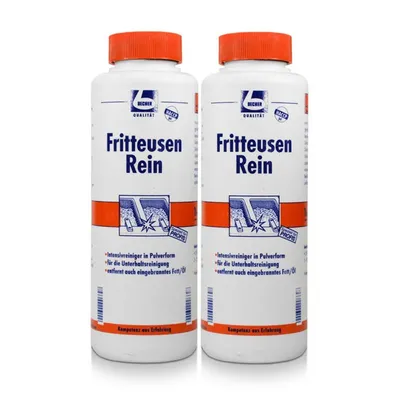 Produktbild von Dr. Becher Fritteusen Rein 1kg entfernt eingebranntes Fett und Öl (2er Pack)