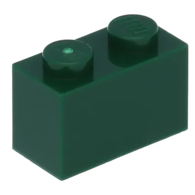 Produktbild von Lego® 1 Stück 3004 Stein Brick 1x2 Part Basic Steine 1 Dunkelgrün