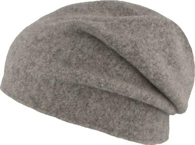 Kopka NeRo Beanie Rollrandmütze aus Walkstrick in grau
