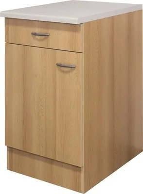 Obrázok produktu pre Kuchynská skrinka dolná s dvierkami Flex Well Nano/Ischia šírka 50 cm Imitácia buk