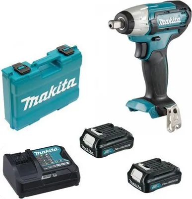 Zdjęcie produktu dla Makita Klucz Udarowy 12V 1/2" 140Nm 2X2,0Ah Tw141Dsae
