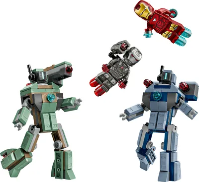 Produktbild von 76320 Marvel Super Heroes Iron Man & War Machine vs. Hammer-Drohnen