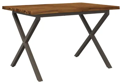 Produktbild von Live Edge Esstisch 120 x 80 x 75 cm Massivholz Akazie