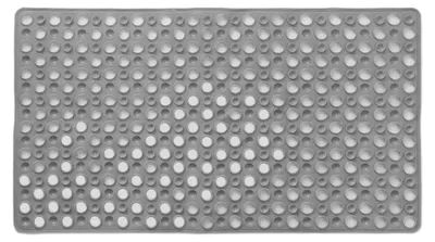 Produktbild von Badewannenmatte mit Saugnäpfen, rutschfeste Badewannenmatte mit Abflusslöchern, maschinenwaschbar, für Badezimmerboden und Badewanne
