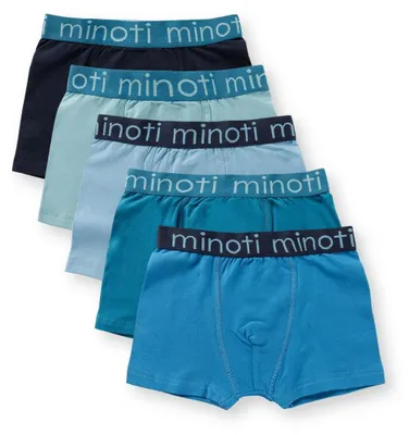 Produktbild von Minoti 5er-Pack Boxershorts Blau Gr. 128 für Jungen