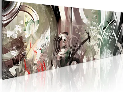 Produktbild von Modernes Wandbild 020101-108 (120x40) - 1 Teilig Bilder Fotografie auf Vlies Leinwand Foto Bild Dekoration Wand Bilder Kunstdruck Abstrakt