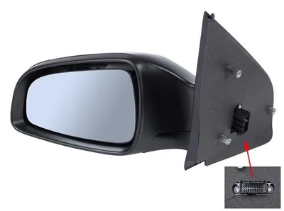 Image de Opel Astra III H 2003 - rétroviseur extérieur chauffant électriquement, noir, gauche