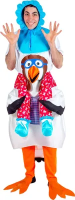 Produktbild von Storch trägt Baby Huckepack Kostüm