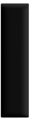 Produktbild von MG Design Polsterpaneel 15 x 60 cm in Schwarz - 3D Wandkissen fürs Bettkopfteil & Wanddeko, ohne Bohren, geräuschmindernd, samtig-weich mit dezentem Schimmer