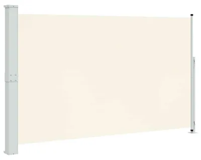 Obrázok produktu pre vidaXL Bočná markíza, výsuvná, 180x314 cm, krémová farba