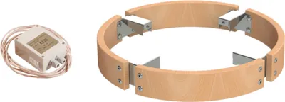 Produktbild von Beleuchtetes Harvia Cilindro-Geländer (520 mm) für einen 10,8-kW-Saunaofen, wärmebehandelte Birke