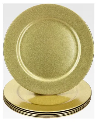 Produktbild von 6-teiliges Set Platzteller Gold für Weihnachten und Festlichkeiten
