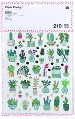 Zdjęcie produktu dla 210 Naklejki - Rośliny domowe