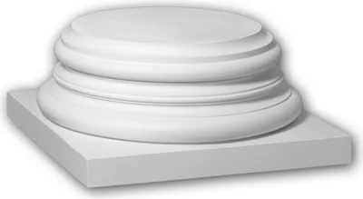 Produktbild von Profhome 413301 Vollsäulen Sockel Fassadenstuck Säule Fassadenelement