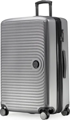 Produktbild von HAUPTSTADTKOFFER Mitte - Großer Koffer mit 4 Doppel-Rollen XL Reisekoffer mit Erweiterung, stabiler Trolley Hartschalenkoffer TSA, 130 L,Silber matt