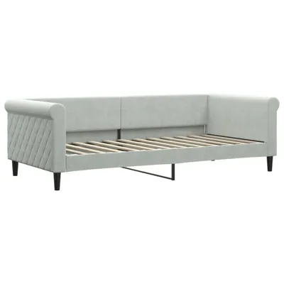 Produktbild von Tagesbett Hellgrau 90x200 cm Samt