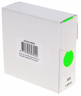 Obrázek produktu pro rillprint  89304 rillprint Markierungspunkte, Durchmesser: 25 mm, neongrün