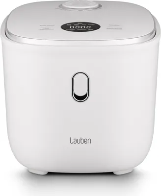 Produktbild von Lauben Low Sugar Rice Cooker 3000WT, Reiskocher, 3 l Inhalt, 6 Automatikprogramme, manuelle Einstellungen, Antihaft-Keramikoberfläche, Weiss