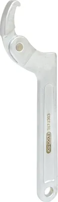 Produktbild von KS Tools 517.1303, Hakenschlüssel, Chrom, Chrom-Vanadium-Stahl, Gekröpft, 32,34,35,36,40,41,42,45,50,52,55,58,60,62,70,75 mm, 205 mm