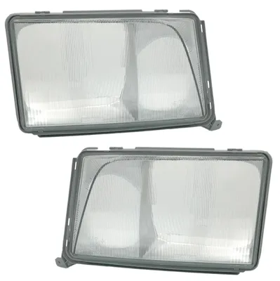 Für Mercedes W124 S124 08/1993-1996 Scheinwerfer Glas Streuscheibe LINKS RECHTS in der Farbe von AD TUNING GmbH & Co. KG