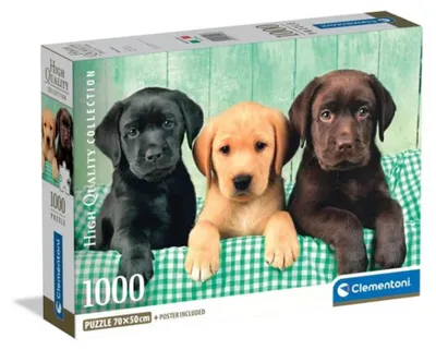 Produktbild von Clementoni High Quality Collection 39946, 1000 Stück(e), Tiere, 18 Jahr(e)