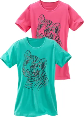 Produktbild von VIVANCE Nachthemd 2 -teilig mint, pink Größe 158/164