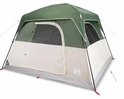Produktbild von Trekkingzelt, wasserdicht, geräumig für 3-4 Personen, armeegrün