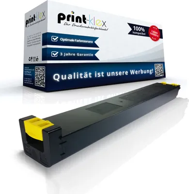 Produktbild von kompatible Tonerkartusche Yellow MX-31GTYA für Sharp - 15.000 Seiten Sharp MX2301N MX2600N MX3100N MX4100 MX4100N MX4101N MX5000N MX5000 Series MX5001N MX5100N MX31 MX 31GT YA MX31GTYA Gelb