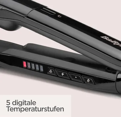 Obrázek produktu pro BaByliss ST492E, Žehlička na vlasy, Pára, Lámavé vlasy, Řídké vlasy, Suché vlasy, 150 °C, 230 °C