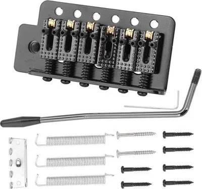 Image de Système de vibrato pour guitare électrique Roller Noir