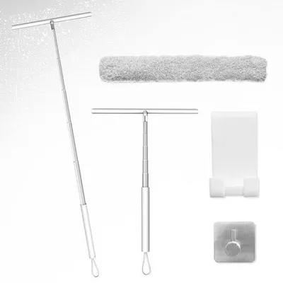 Obrázek produktu pro Sprchová stěrka 120 cm, silikonová, bílá, s jádrem z nerezové oceli