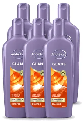 Zdjęcie produktu dla 6 sztuk szamponu Andrélon Glans - 300 ml - zestaw ekonomiczny