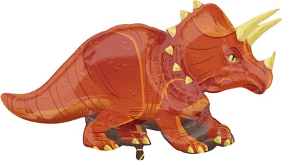 Produktbild von Amscan 3224902 - Amscan S/SHAPE:Triceratops