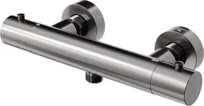 Produktbild von Steinberg Serie 340 Aufputzthermostat, für Dusche, Temperatur- und Mengenregulierung, 3403200BGM