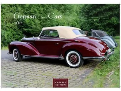 Obrázek produktu pro Kalendář German Classic Cars 2027 – nástěnný kalendář | Fotokalendář veteránů, velkoformát 35 x 50 cm – německé veterány – mistrovská díla německé automobilové historie.