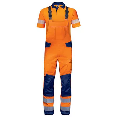 Obrázek produktu pro Uvex 88269, Kombinéza, MAN, Oranžová, 6 kapsy/kapes, Zip, Bavlna, Polyester
