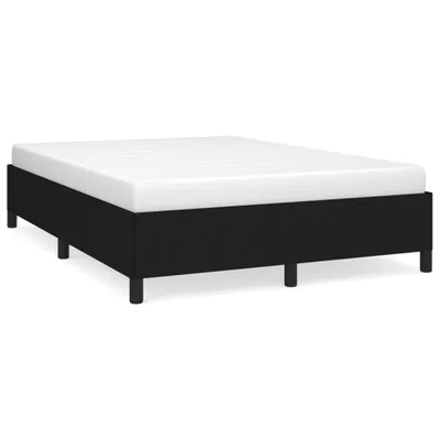 Produktbild von vidaXL Bettgestell ohne Matratze Schwarz 140x190 cm Stoff
