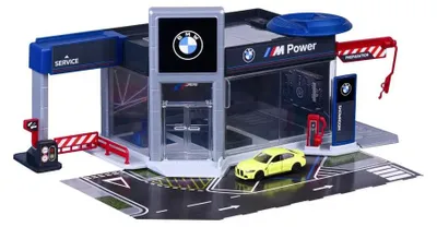 Produktbild von Majorette BMW Showroom Set + 1 Vehicle