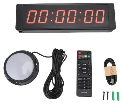 Productafbeelding van LED Rennzeitmesser 6-cijferig - Gym Timer - Countdown/Count-Up - Nauwkeurig