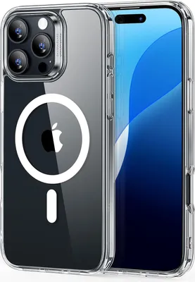 Zdjęcie produktu dla ESR Classic Hybrid Case (HaloLock), kompatybilny z iPhone 16 Pro, przezroczysty