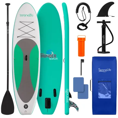 Obrázok produktu pre Nafukovacia doska SUP – paddleboard – doska na stand-up paddle – nafukovacia SUP – doska SUP – extra široká, 81 cm