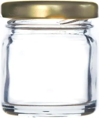 Produktbild von Famanu Mini-Gläser 41 ml - Goldene Deckel - 100 Stück