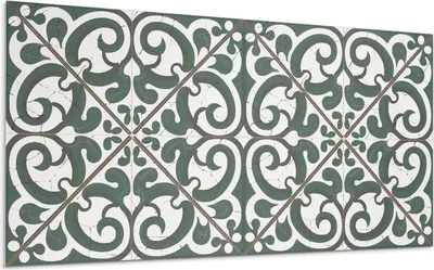 Produktbild von Muster Mit Pflanzenmotiven – Selbstklebende Fliesen – Wandverkleidung – Wandpaneel – PVC Fliesen – Vinylflisen – PCV Flisen – Selbstklebend – Wanddeko –100 x 50 cm