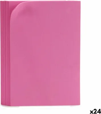 Produktbild von Moosgummi Rosa 30 x 2 x 20 cm (24 Stück)