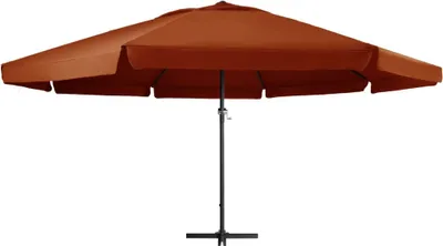 Immagine prodotto di Ombrellone da Giardino Palo in Alluminio 600 cm Terracotta