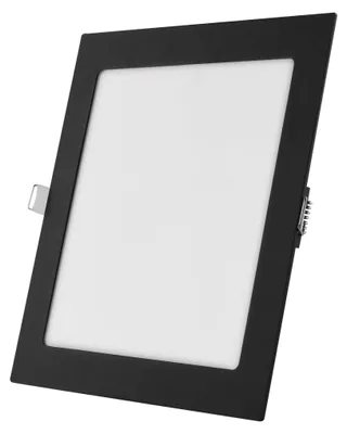 LED podhledové svítidlo NEXXO černé, 22,5 x 22,5 cm, 18 W, teplá/neutrální bílá