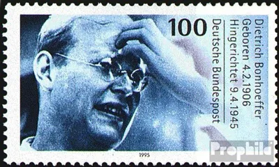 Produktbild von Briefmarken BRD (BR.Deutschland) 1995 Mi 1788 (kompl.Ausg.) postfrisch 50.Todestag von Bonhoeffer